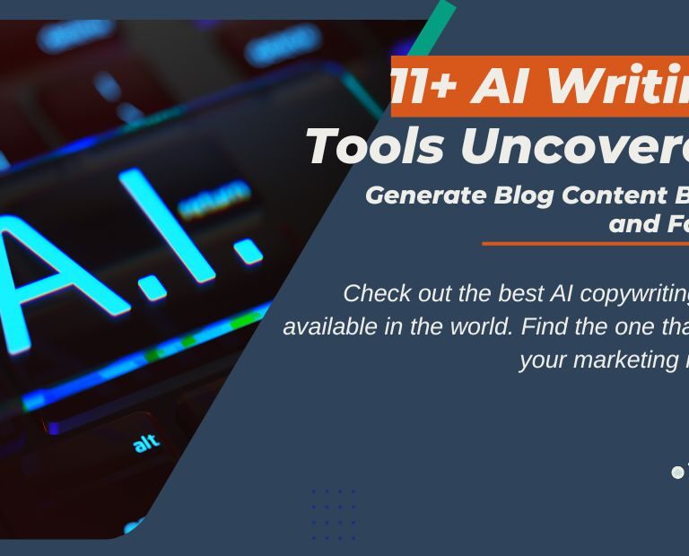 Featured Image for the blog post, Best AI copywriting tools.