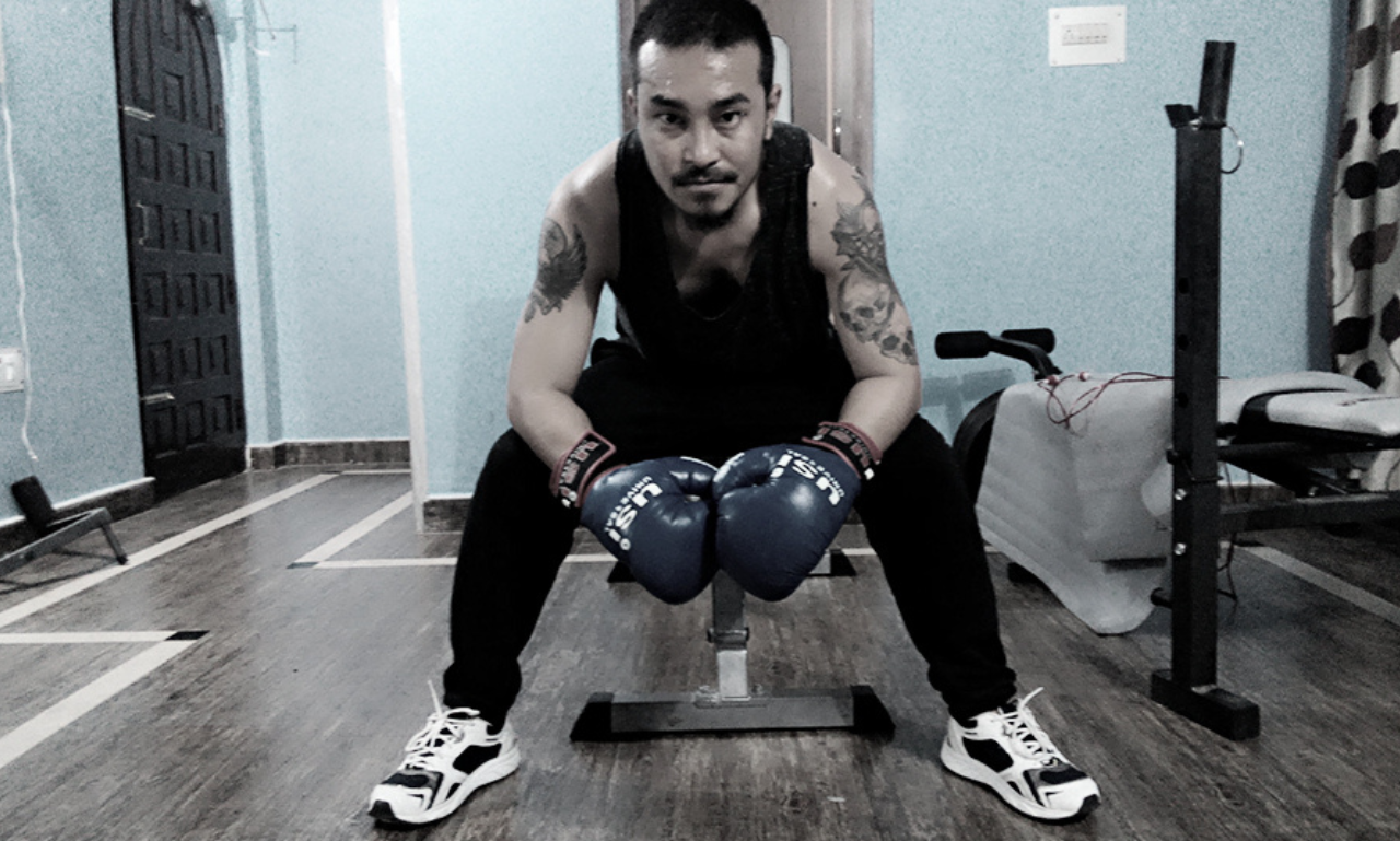 Behind the Build (TNT Combat Lab): What It Really Takes to Create Something From Nothing 2 11 years back Tumto Siram sitting after a self boxing session